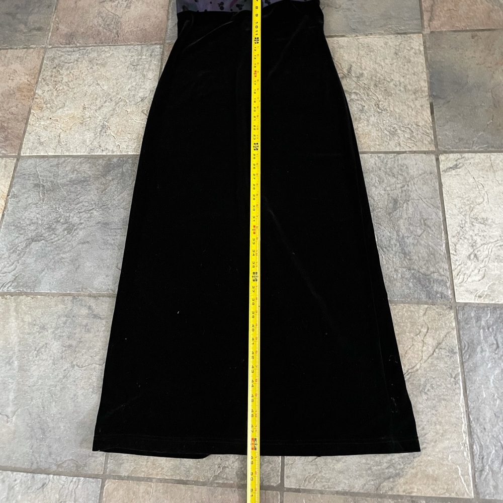 VELOUR SOFT COCKTAIL / FORMAL DRESS - Picture 8 of 10